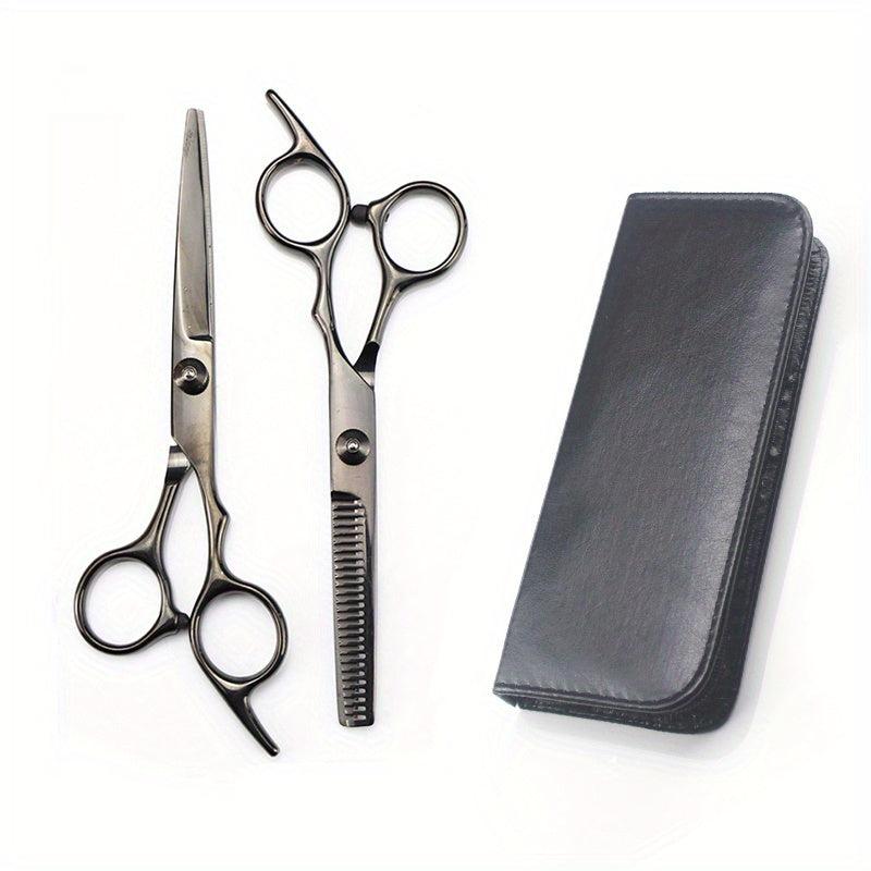 2pcs Hairdressing Scissors Professional Barber Salon Household Hair Cutting Scis