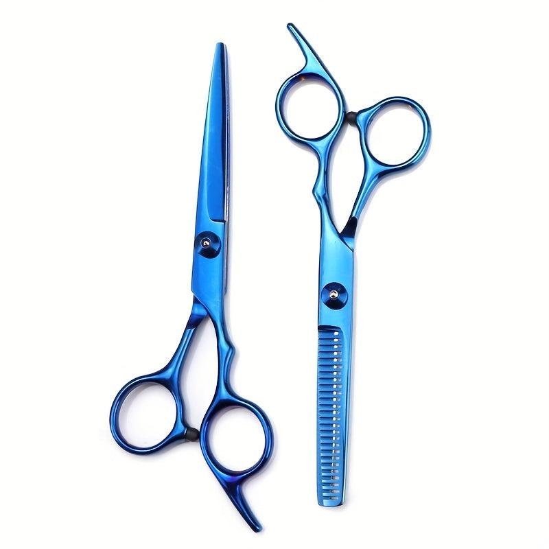 2pcs Hairdressing Scissors Professional Barber Salon Household Hair Cutting Scis