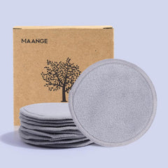 10pcs Makeup Remover Towel Face Makeup Reusable Fiber To Wash Cotton