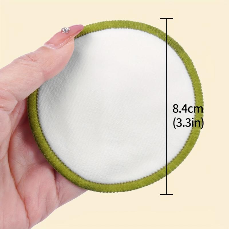 10pcs Makeup Remover Towel Face Makeup Reusable Fiber To Wash Cotton
