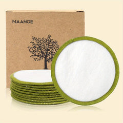 10pcs Makeup Remover Towel Face Makeup Reusable Fiber To Wash Cotton