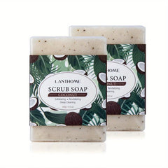 Coconut Scrub Soap Removes Dead Skin Tightens Hair