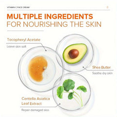 Vitamin C Cream 50g for Skin Hydration and Repairing