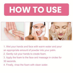 Facial Enzyme Cleansing Powder - Spots Acne Pores - 5pcs