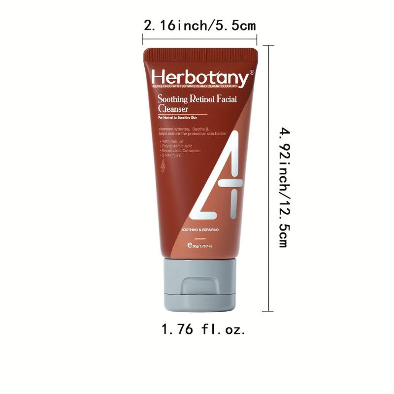 HERBOTANY Retinol Facial Cleanser for Sensitive Skin