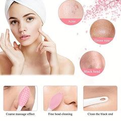 Double-sided Facial Cleaning Brush Blackhead Brush