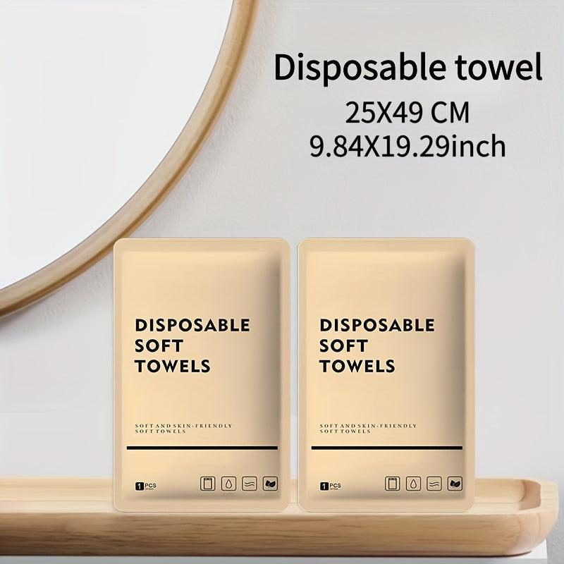 Disposable Large Towels 10 Pack Individually Wrapped