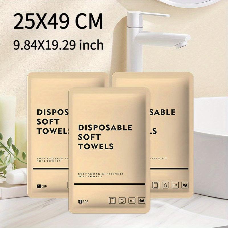 Disposable Large Towels 10 Pack Individually Wrapped