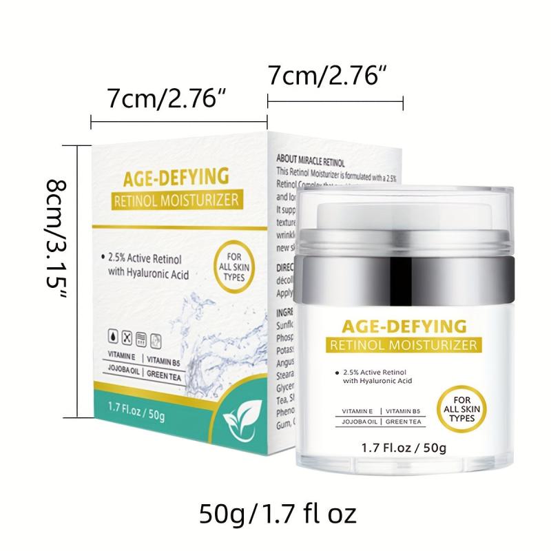 Retinol Cream for Face with Hyaluronic Acid Moisturizer Cream for Face and Neck