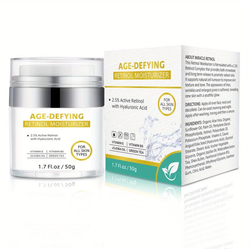Retinol Cream for Face with Hyaluronic Acid Moisturizer Cream for Face and Neck