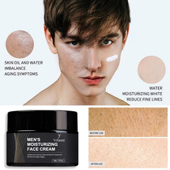 Men's Moisturizing Cream Soothes Dry Skin Tightens Pores Smooth Wrinkles