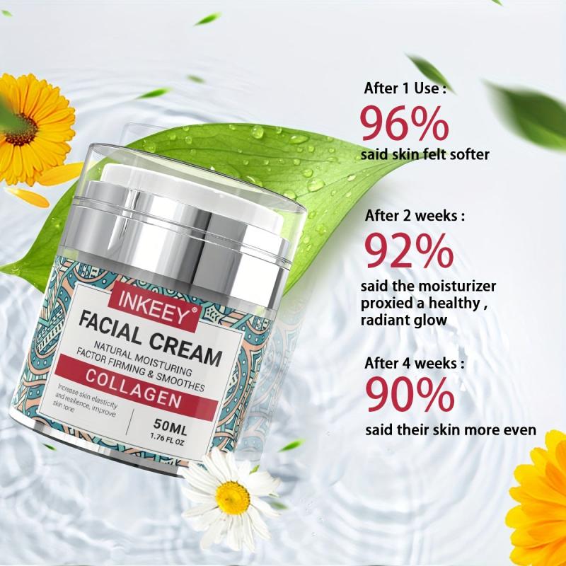 Collagen Face Cream Moisturizer for Wrinkles & Elasticity