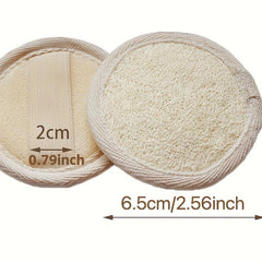 Natural Loofah Pad Facial Exfoliating Scrubber