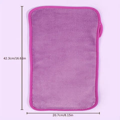 10pcs Makeup Remover Cloth Reusable Microfiber Face Towel Cleaning Wash Cloth