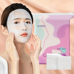 240 Pcs Stretchable Cosmetic Pads Makeup Removal & Facial Mask