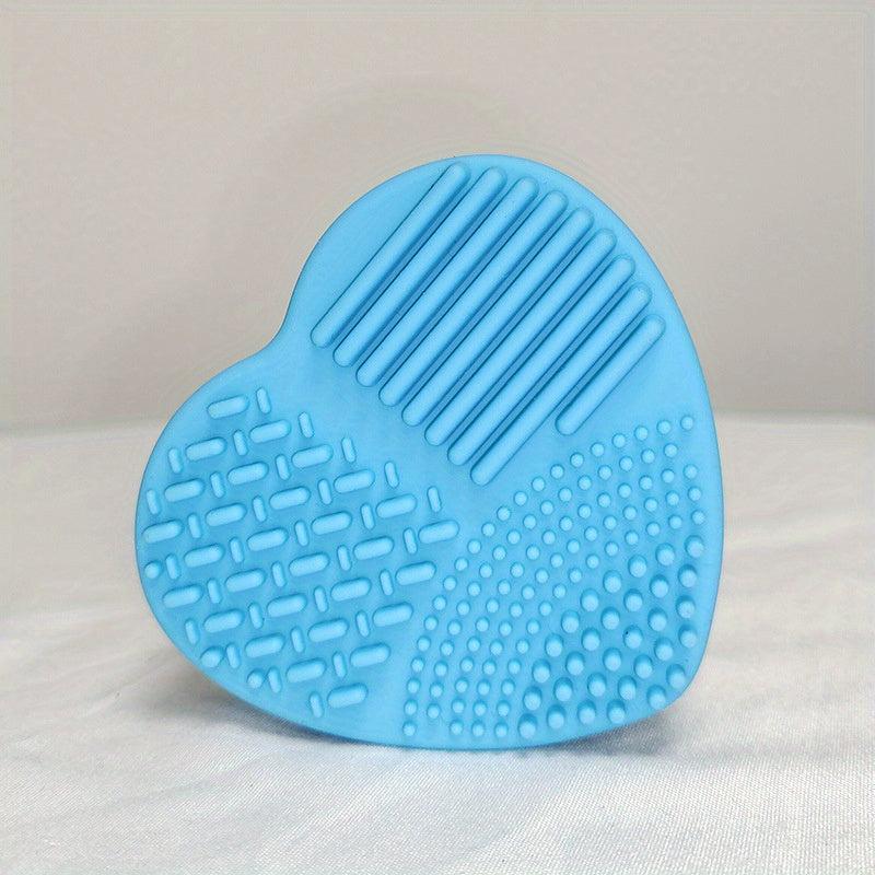 Silicone Makeup Brush Cleaner Pad with Sponge