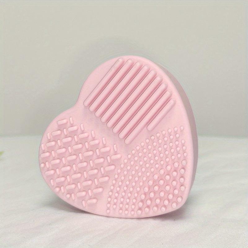 Silicone Makeup Brush Cleaner Pad with Sponge