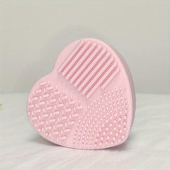 Silicone Makeup Brush Cleaner Pad with Sponge