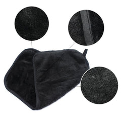 2 Pcs Makeup Remover Flannel Towel Reusable Microfiber Facial Cleansing Cloths