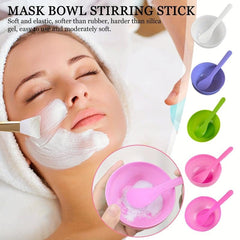 DIY Face Mask and Mud Bowl Spoon Set Beauty Tools for Skincare