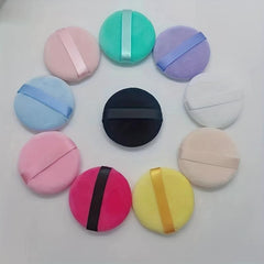 10 Pcs Round Shape Facial Powder Puff Soft Cosmetic Makeup Sponge