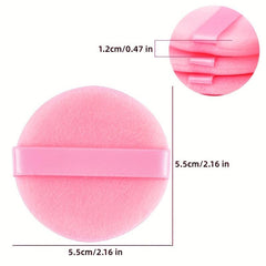 10 Pcs Round Shape Facial Powder Puff Soft Cosmetic Makeup Sponge