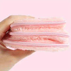 3 Pcs Natural Facial Powder Puffs Reusable Makeup Remover Pads