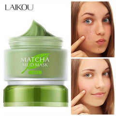 Matcha & Pearl Facial Mud Mask Set - Deep Cleansing & Moisturizing
