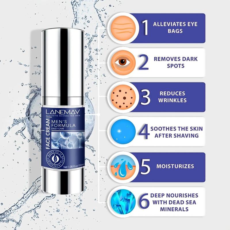 Men's Facial Cream Anti-Aging Moisturizer Wrinkle & Dark Spot Removal