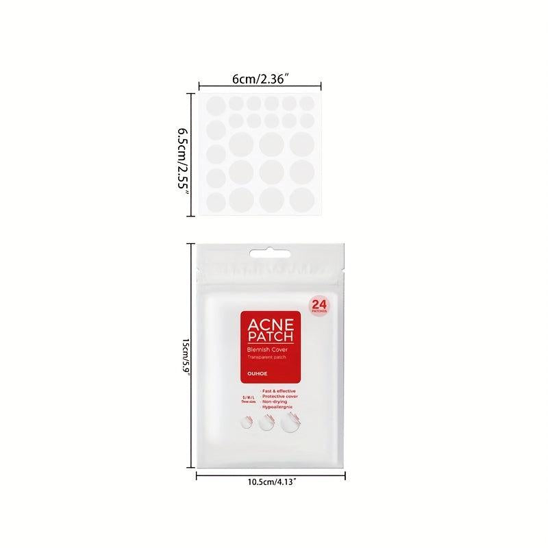 24 Pcs Acne Pimple Patch For Blemishes And Zits Cover Spot Stickers