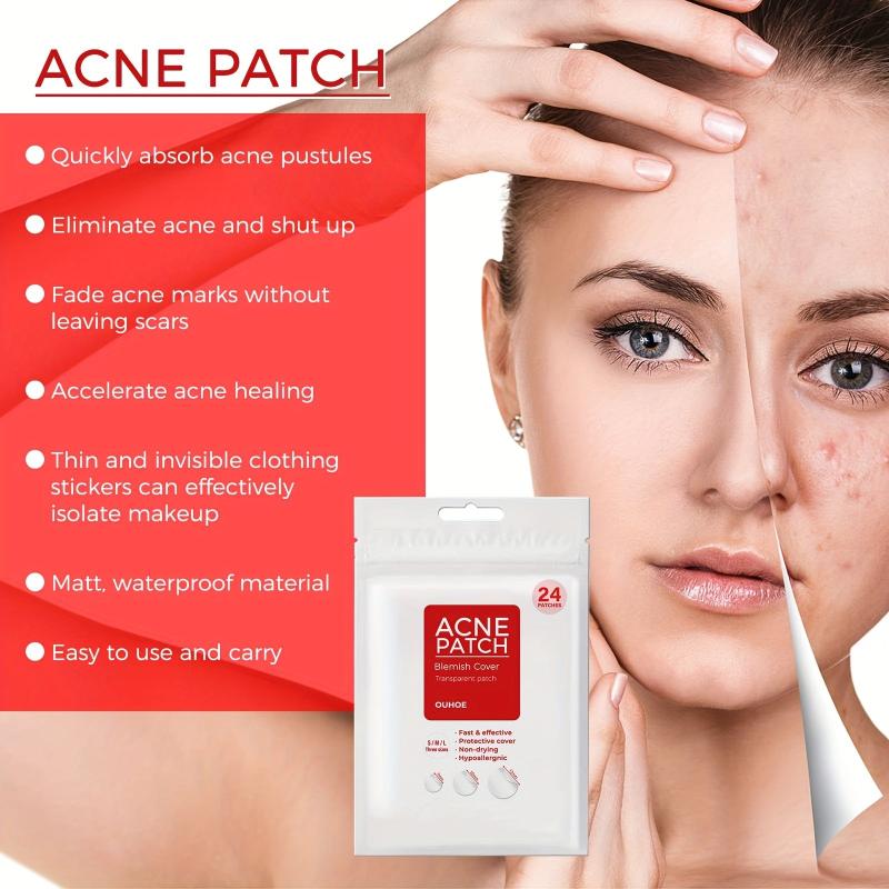 24 Pcs Acne Pimple Patch For Blemishes And Zits Cover Spot Stickers