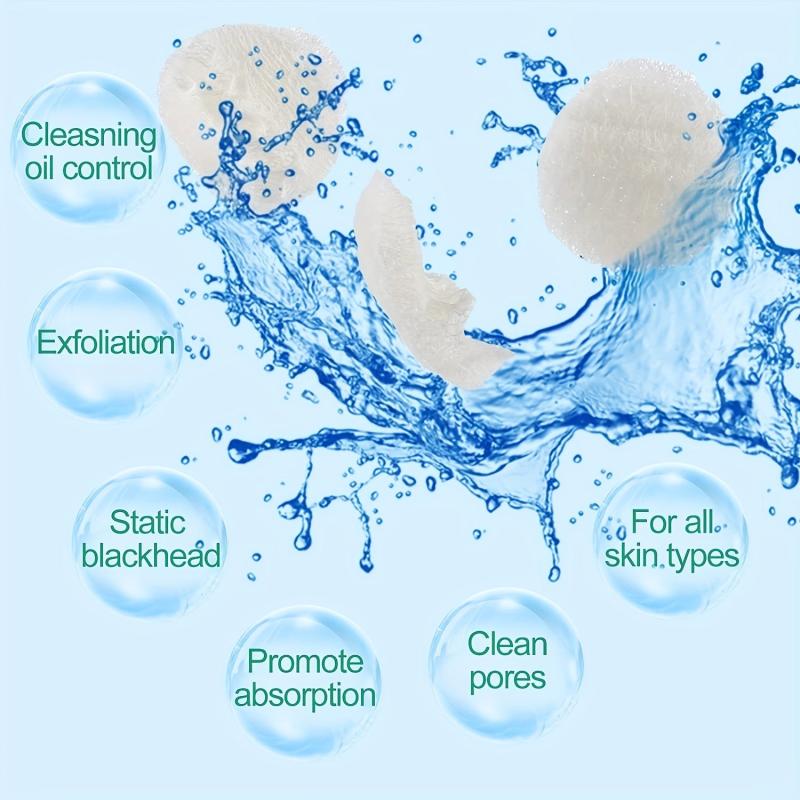 Natural Loofah Sponge Exfoliating Face Pads - Pack of 40