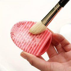 Makeup Brush Cleaner Mat Silicone Scrubber Board Tool