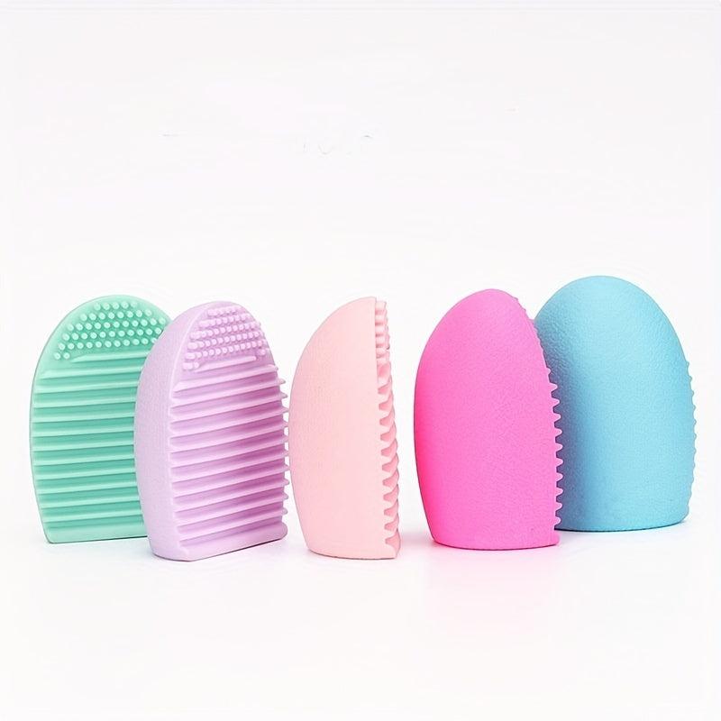 Makeup Brush Cleaner Mat Silicone Scrubber Board Tool