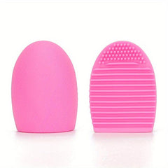 Makeup Brush Cleaner Mat Silicone Scrubber Board Tool