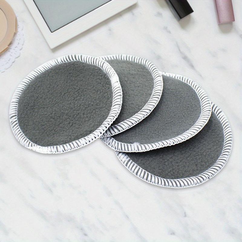 Reusable Makeup Removal Pads Soft Gray Charcoal Bamboo Makeup Remover Pads