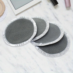 Reusable Makeup Removal Pads Soft Gray Charcoal Bamboo Makeup Remover Pads