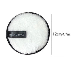 Microfiber Makeup Cleaning Soft Puff Reusable Double Layers Face Cleansing Pads