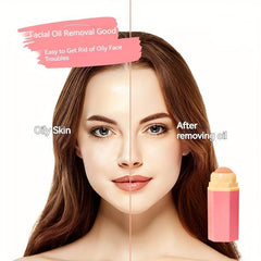 2 in 1 Volcanic Stone Absorption Ball Portable Two Head Cleanser