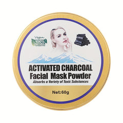 Bamboo Charcoal Face Mask Powder Deep Cleansing Skin Remove Dead Skin