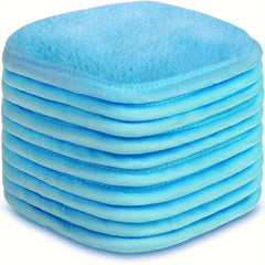 10-Pack Reusable Makeup Remover Cloth & Pads