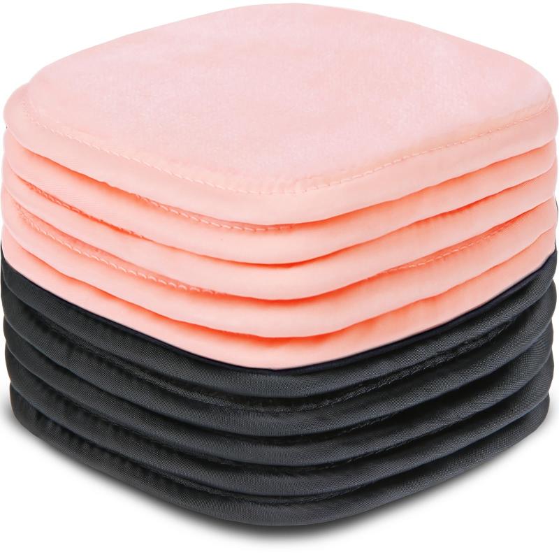 10-Pack Reusable Makeup Remover Cloth & Pads
