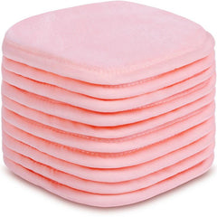 10-Pack Reusable Makeup Remover Cloth & Pads