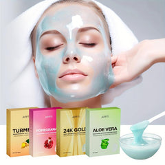 Jelly Mask Aloe Vera Turmeric Pomegranate 24K Golden DIY Spa Home Face Mask