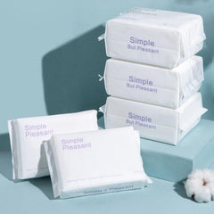 50 Sheets Disposable Face Towel Cotton Soft Towel Beauty Makeup Removable Towel