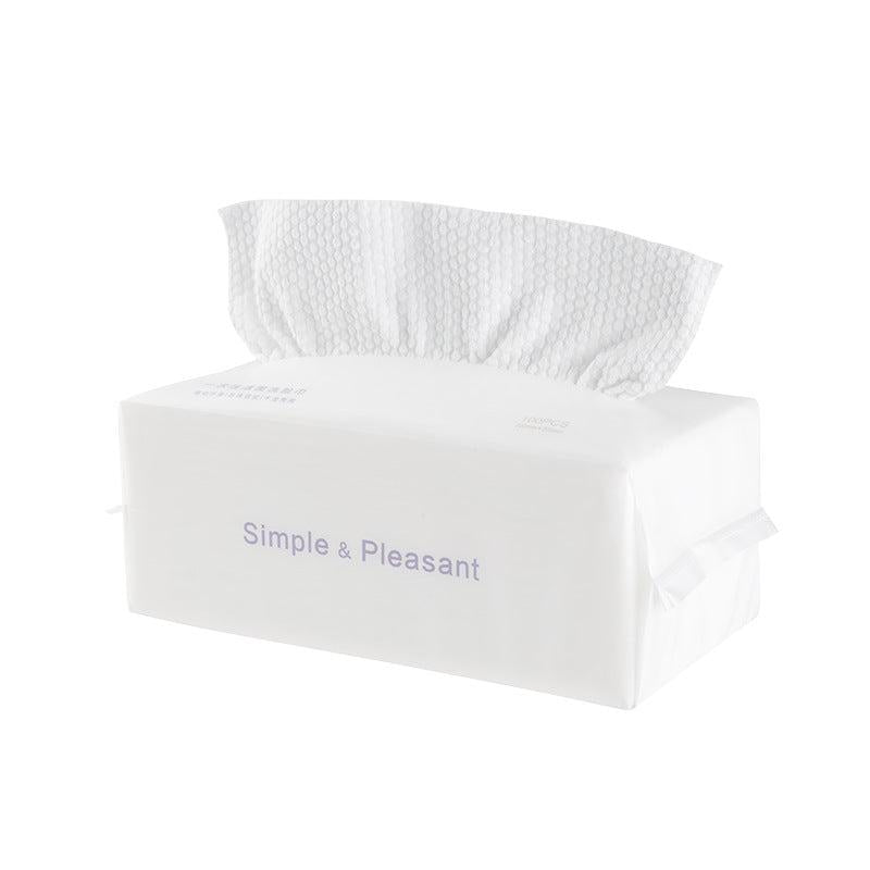 50 Sheets Disposable Face Towel Cotton Soft Towel Beauty Makeup Removable Towel