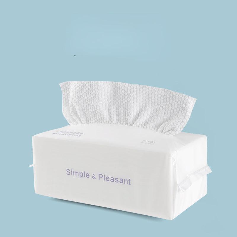 50 Sheets Disposable Face Towel Cotton Soft Towel Beauty Makeup Removable Towel