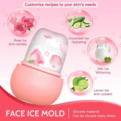 Silicone Ice Roller For Face Facial Ice Roller Skin Care Tool