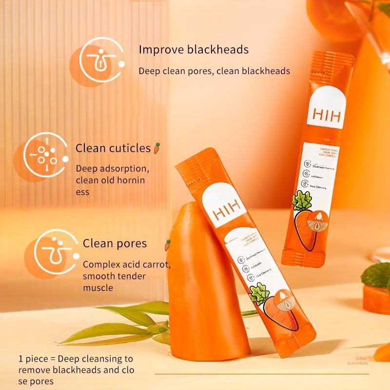 Carrot Foaming Face Mask Hydrates Soothes Unclogs Pores Tightens Invigorates