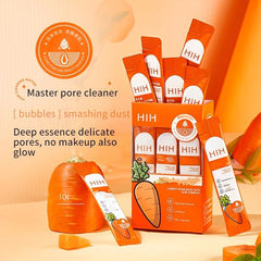 Carrot Foaming Face Mask Hydrates Soothes Unclogs Pores Tightens Invigorates